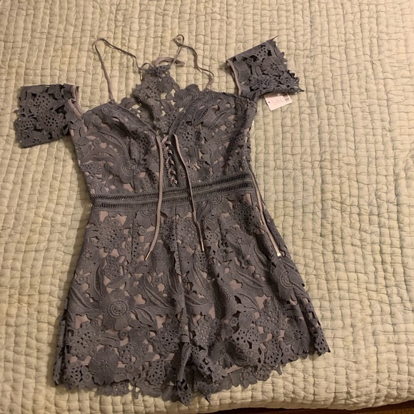 Saylor Mandy lace romper - Picture 2 of 4
